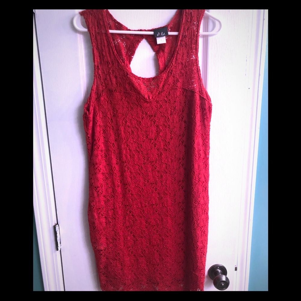 🌹 Red women’s summer dress